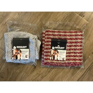 Lot Of 2 New womens SHOLDIT INFINITY SCARF LARGE ZIPPER AREA
